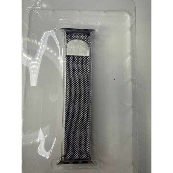 WITHit Other - WITHit Silver Stainless Steel Mesh Band for 38mm 40mm Apple Watch Milanese Loop